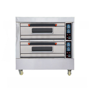 Electric 2 Layers 4 Trays Bakery Oven/ Big Capacity Bakery Oven Prices/ Electric Oven For Bakery Price