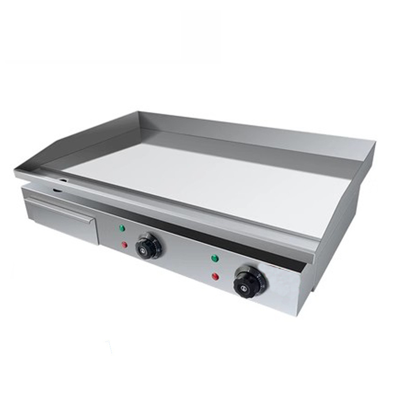 Commercial Stainless Steel Flat Gas Burger Griddle Grill For Restaurant Equipment