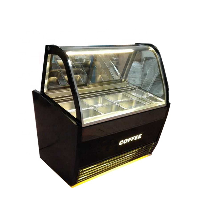 Turkey Ice Cream Batch Freezer Cake Display Freezer,Italy Outdoor Ice Cream Display Freezer