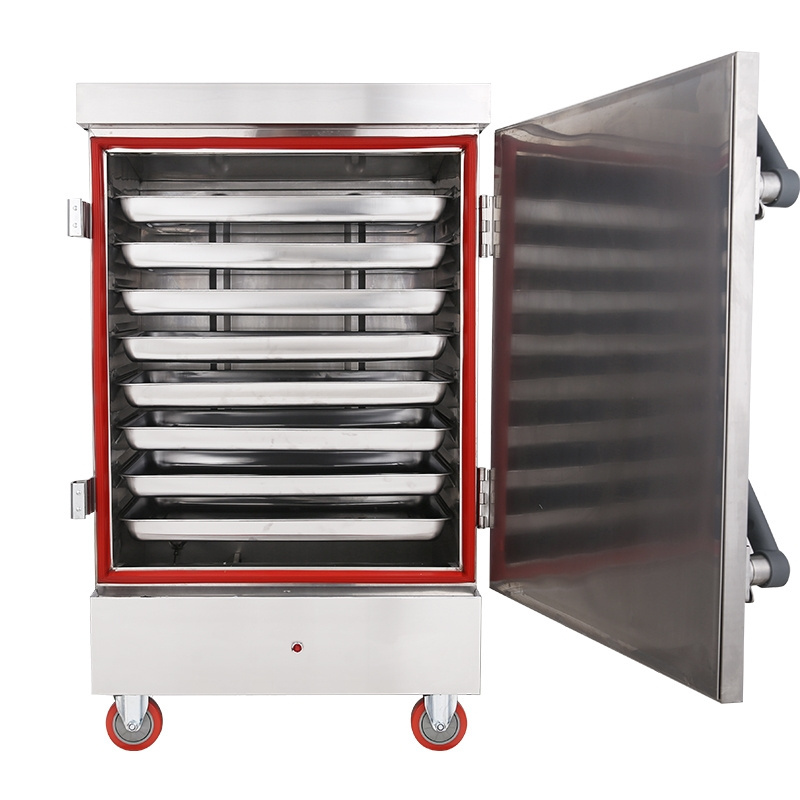 Rice Steamer 24 Trays Commercial Gas/electric Steamers Steaming Food Stainless Steel Commercial Kitchen