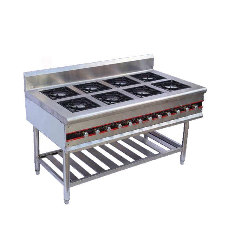 Hot Sale Industrial Cooking Range Free Standing Gas Stove 6 Burners With Oven Price