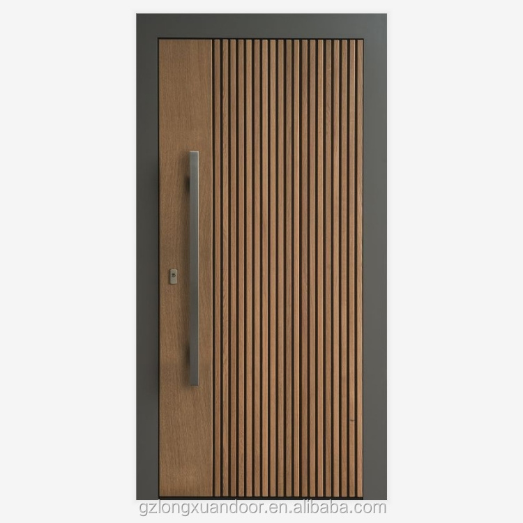 Flush and Contemporary design  Customized Wood Anti Fire Doors for houses