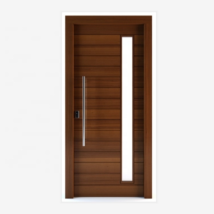 MDF wooden interior door with Promotion Custom Modern design eucalyptus wooden room office door