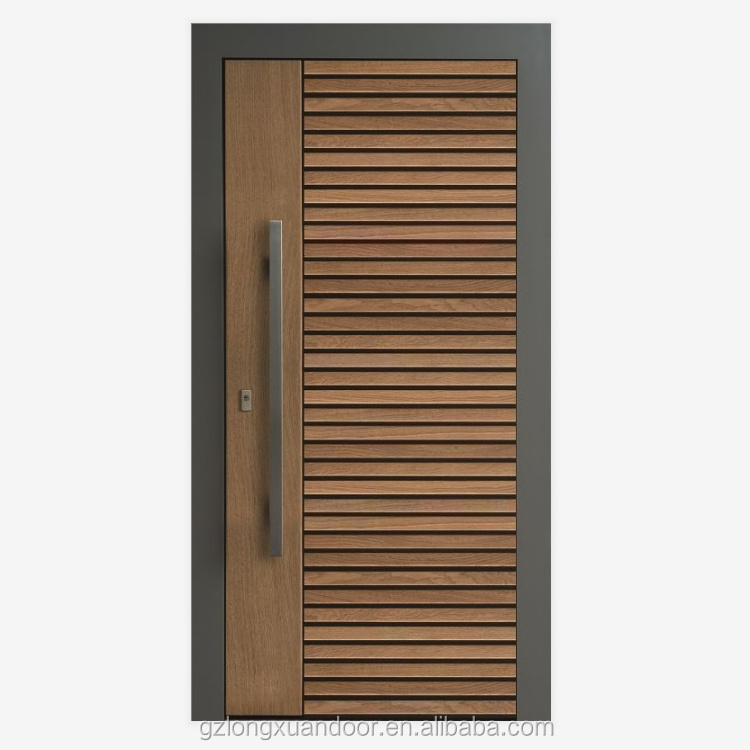 Flush and Contemporary design  Customized Wood Anti Fire Doors for houses