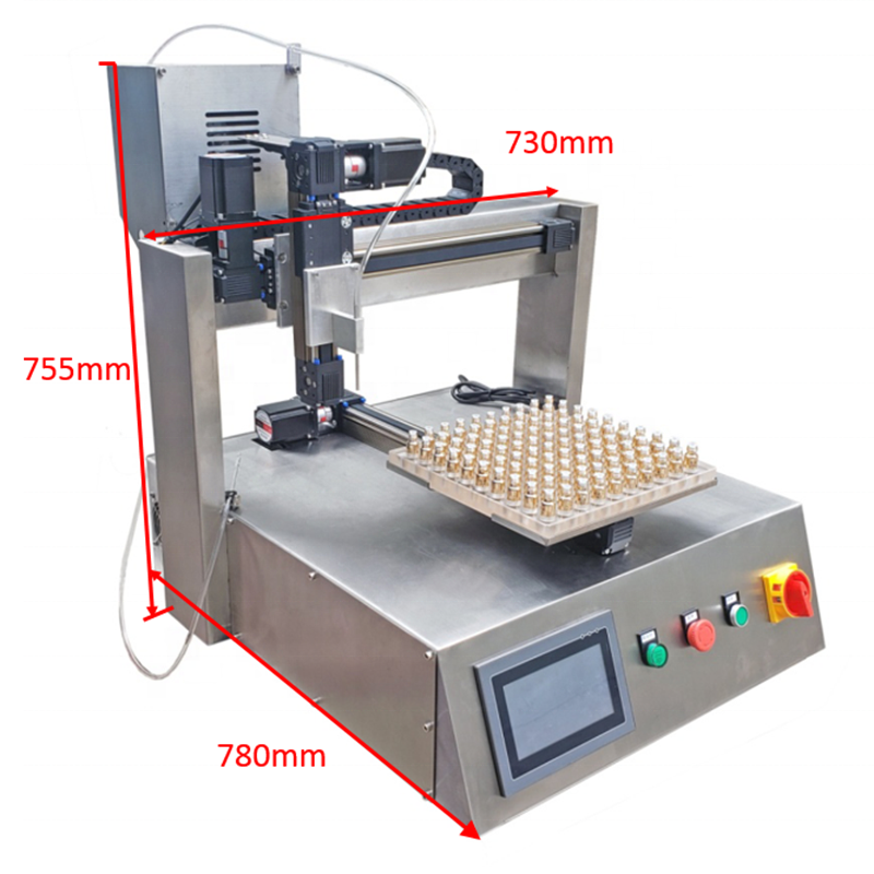 Small dose table top Vial Bottle filler liquid cream Oil Filling Machine for essential oil eyedrops test tube