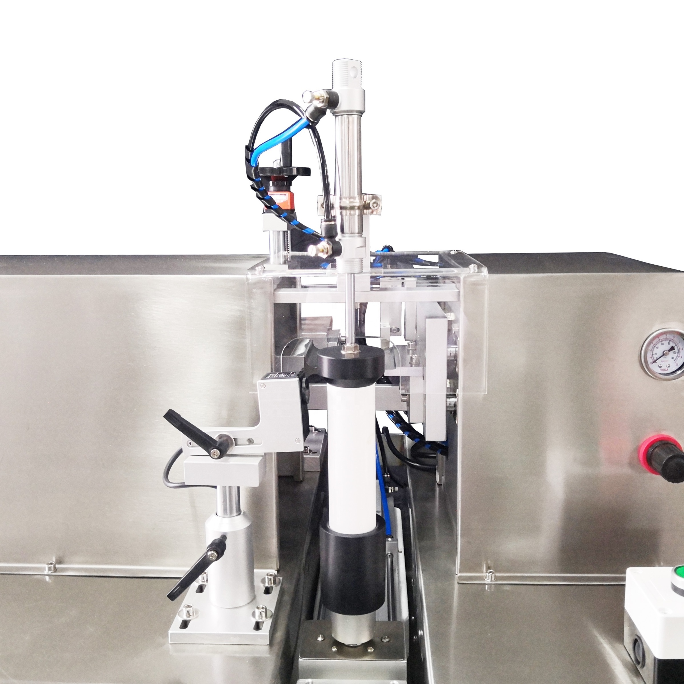 Laminated tube sealing machine for toothpaste