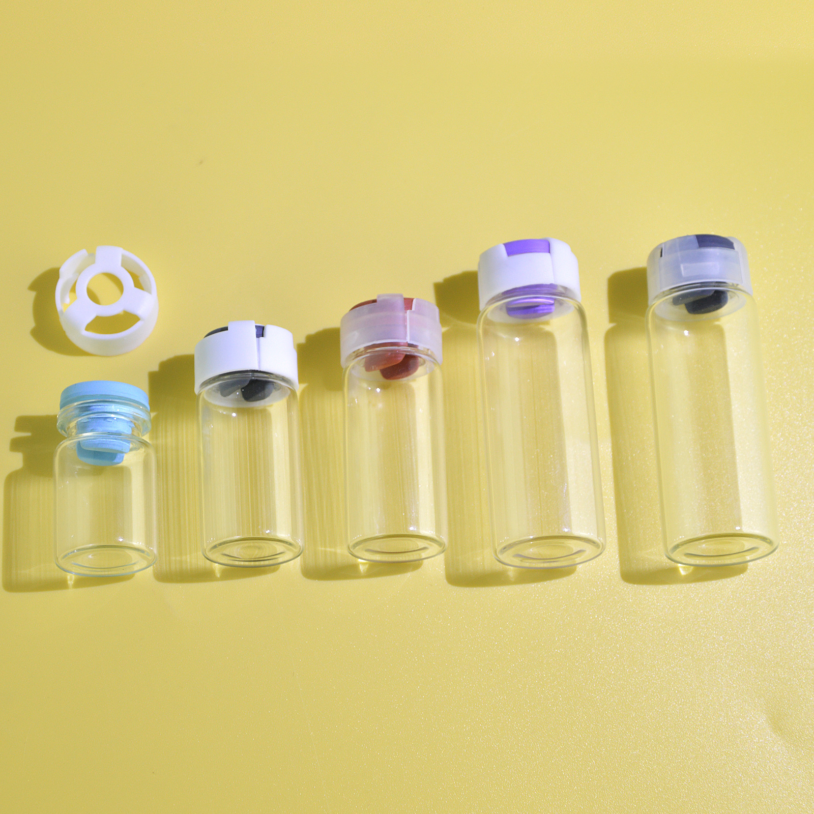 3ml 5ml 6ml 7ml 8ml 10ml 15ml Penicillin Pharmaceutical Injection Crimp Top Neck Tubular Vial Glass Bottle