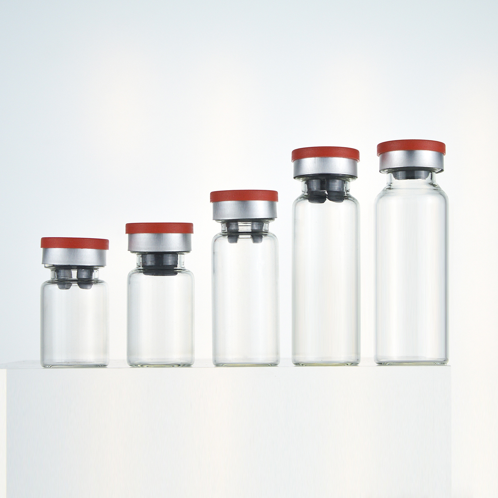 Freeze Dried Injection Vials Screen Logo Printed 3ml 5ml 6ml 7ml 8ml 10ml 15ml Pharmaceutical Vial Botox Glass Bottle