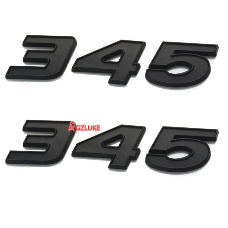 Universal LETTERINGS 392 Emblem Badge Decal 3D Metal Number Stickers