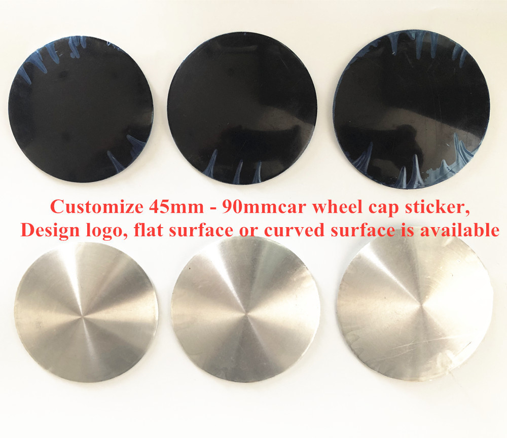 Customize car wheel hub cap sticker ABS 45mm 54mm 56mm 60mm 68mm 75mm Design logo car wheel center caps