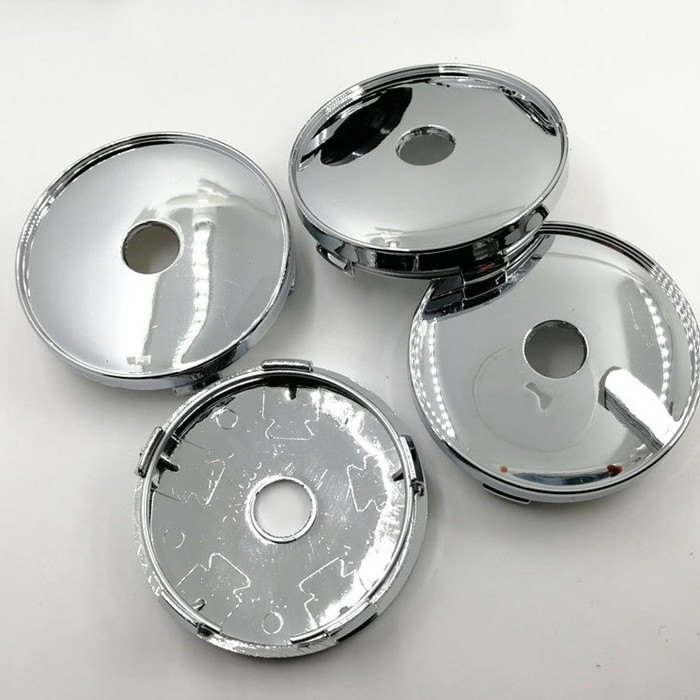 Custom LOGO Chrome Silver Car Wheel Center Hub Cap 45 56 60 65 68 75MM