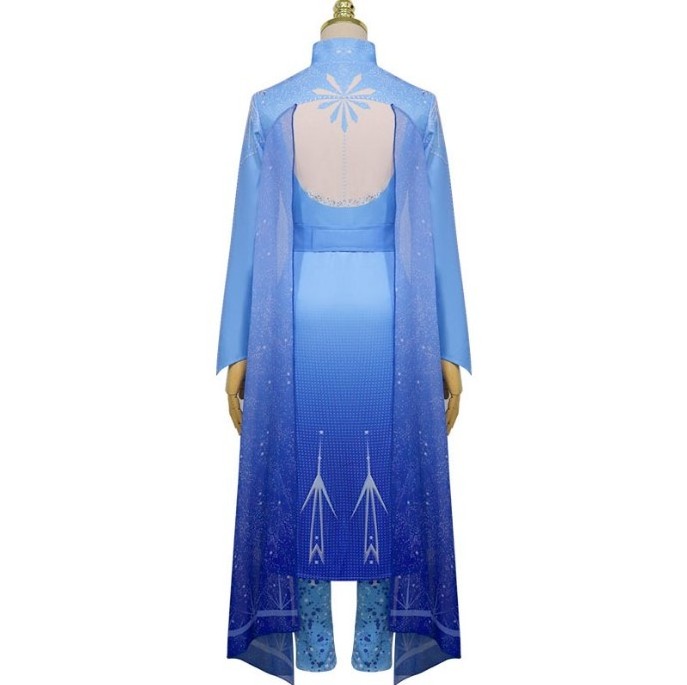 2 Cos Adult Elsa Ice Blu Princess Dress Elsa Full Dress Anna Princess Dress Costume