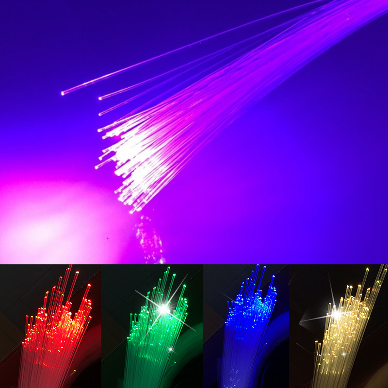 0.75mm 2700m Pmma LED fiber optic cable light for starry ceiling