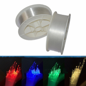 0.75mm 2700m Pmma LED fiber optic cable light for starry ceiling