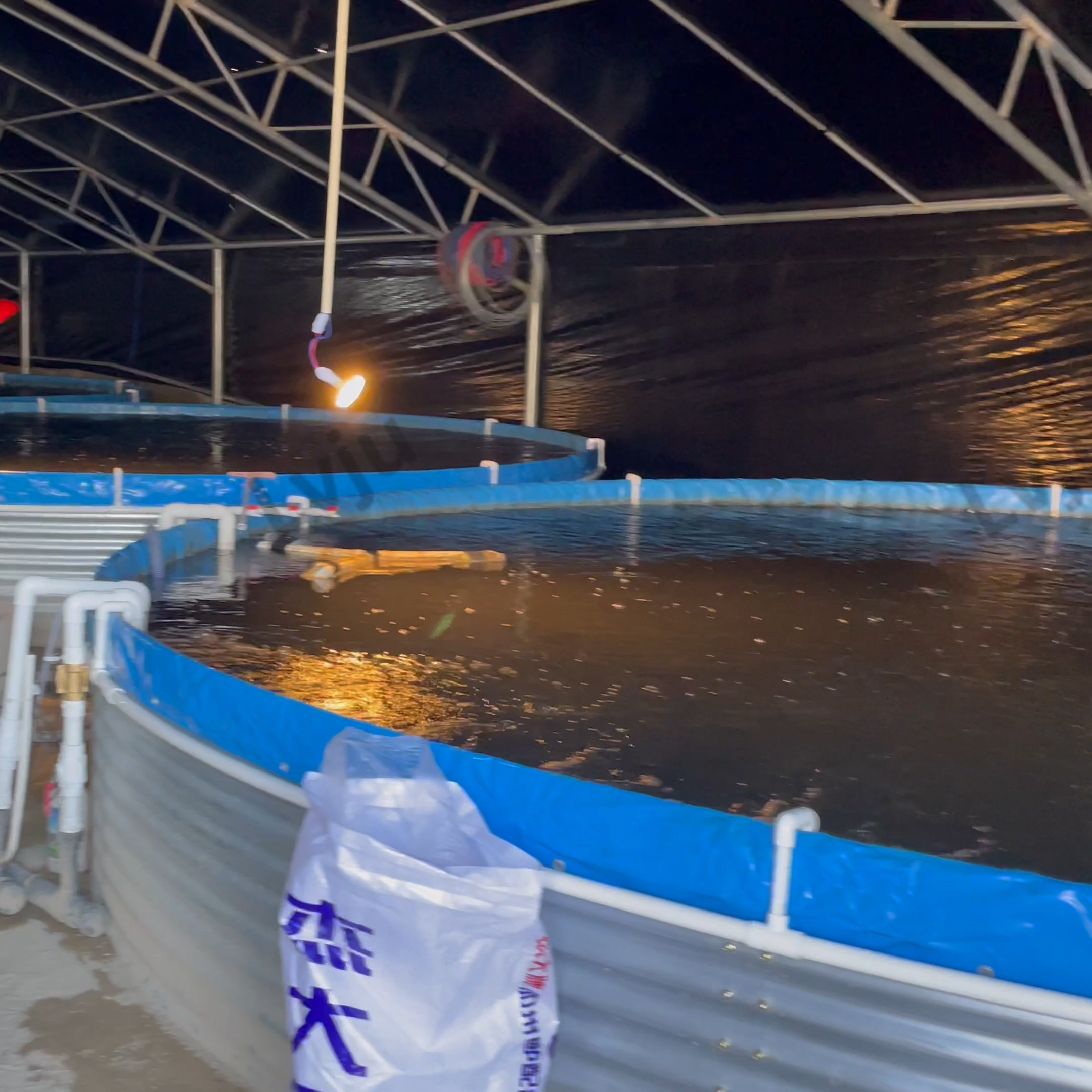 Guangzhou Supplier LVJU Biofloc Aquaculture Shrimp Fish Farming Tank For Aquaculture