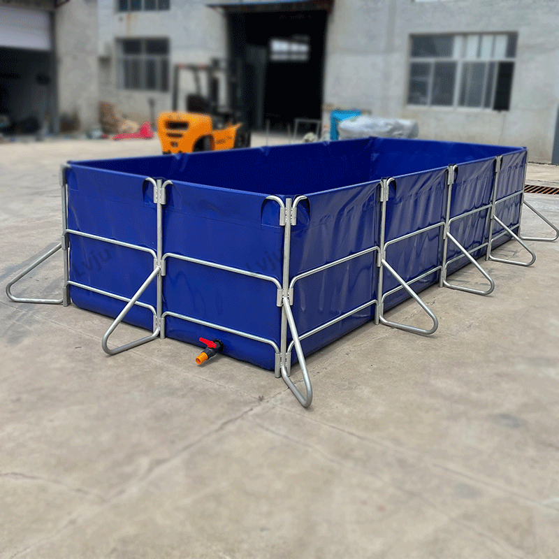 Guangzhou LVJU Super Quality Aquaculture Fish Tanks Above Ground Fish Pond