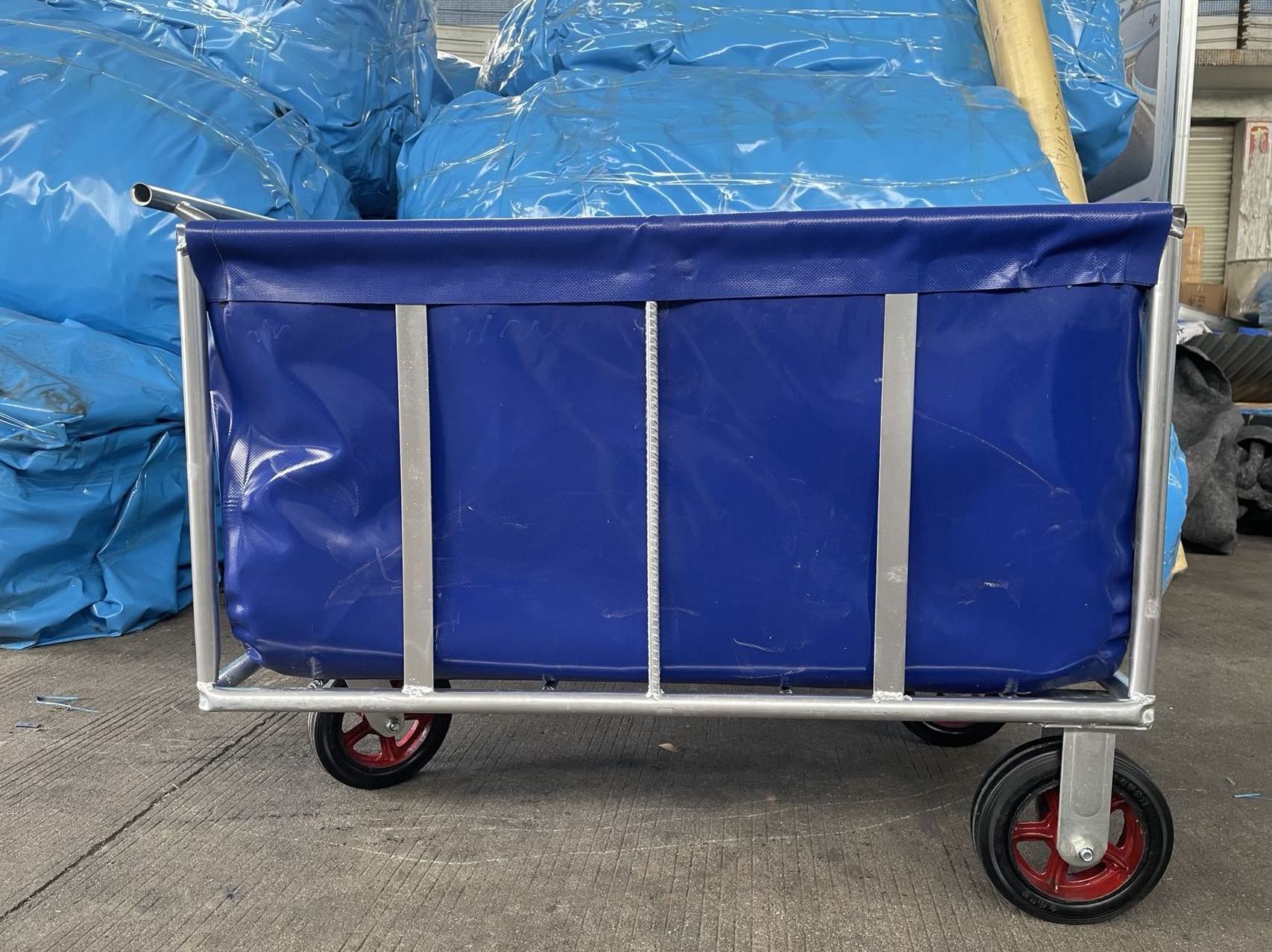 Lvju Custom Tarpaulin Transport Fish Tank Live Aquarium / Aquaculture Fish Transportation Container