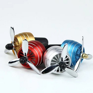 Fan aromatherapy air outlet perfume solid metal Air Force No. 3 car perfume lasting light fragrance air freshener