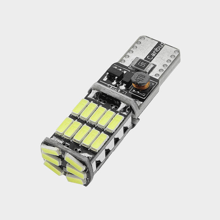 t10 w5w 194 501 led canbus no error Super bright car interior light T10 26 SMD 4014 Chip pure white Instrument Lights bulb lamp