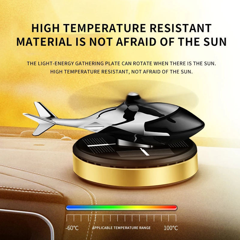 Car Metal Solar Perfume Holder Good Smell Natural Essential Oil Solar Airplane Air Freshener