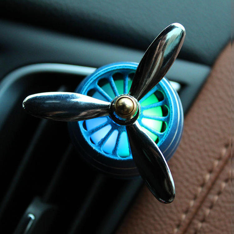 Fan aromatherapy air outlet perfume solid metal Air Force No. 3 car perfume lasting light fragrance air freshener