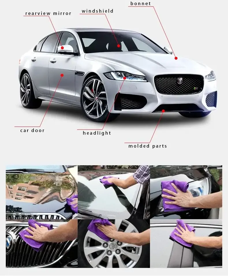 Car Ceramic Coating Nano Glass Plated Crystal Liquid Hydrophobic Coating Waterproof Agent Paint Carehigh Gloss 500ml