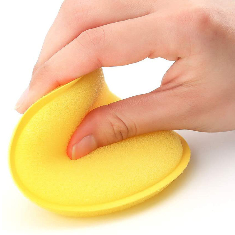 Hot selling circular sponge for car washing polishing and waxing automotive supplies glass and household cleaning tool car wash