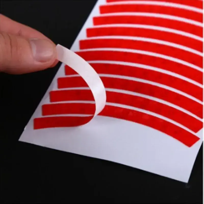 20pcs/set Universal Car Wheel Hub Sticker High Reflective Stripe Tape for Car Motorcycle Night Driving Safety Luminous Stickers