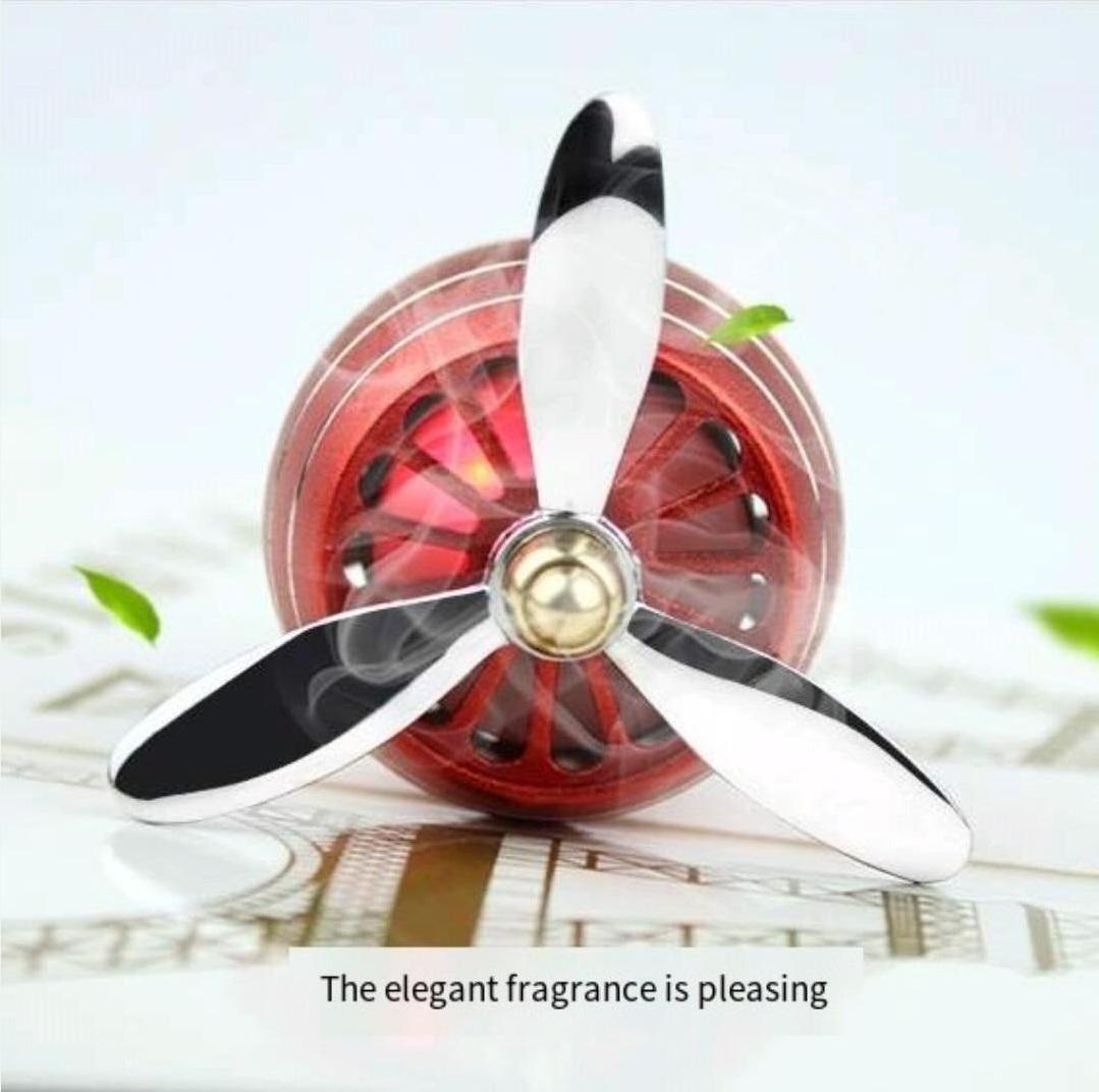 Fan aromatherapy air outlet perfume solid metal Air Force No. 3 car perfume lasting light fragrance air freshener