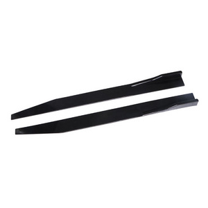 1.2M Auto Side Skirts ABS Black Body Kit Exterior Lower Side Bottom Line Extensions For Honda Toyota BMW Chevrolet Ford Mazda