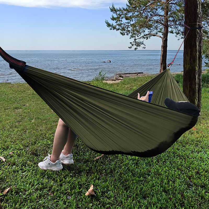 ultralight outdoor awing camo hammocks  great quality easy traveller nylon protaple hammock