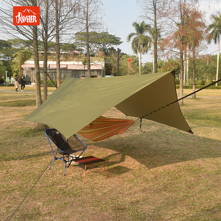 210T Nylon Ripstop Waterproof Outdoor Camping Hammock Tarp Tent Shelter Sunshade Cover