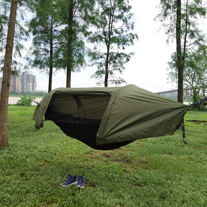 Traveler camping gear tents camping outdoor waterproof hammock hammock swing nylon tent hammock with mosquito net