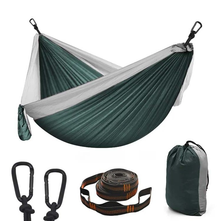 Cheap  portable Air Survival Jungle Nylon Rope Hammock swings With Mosquito Netting