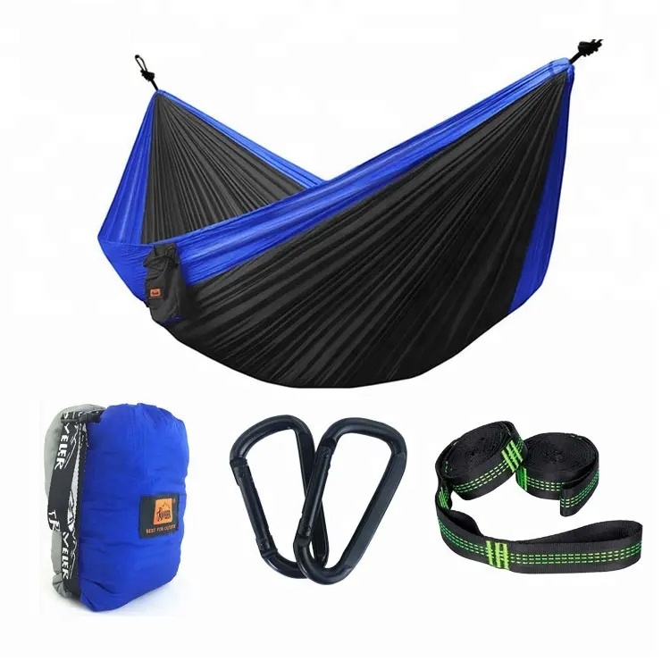 Cheap  portable Air Survival Jungle Nylon Rope Hammock swings With Mosquito Netting