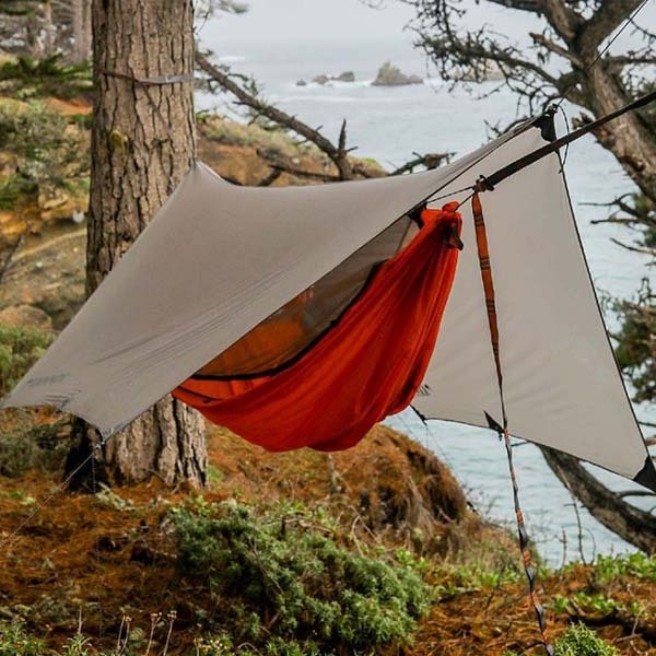 Easy hammocks designs suppliers two person hammock with tarp shade canopy ultra light hammock