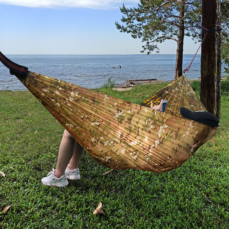 ultralight outdoor chair swing hammock high quality outdoors parachute mini portable hammocks