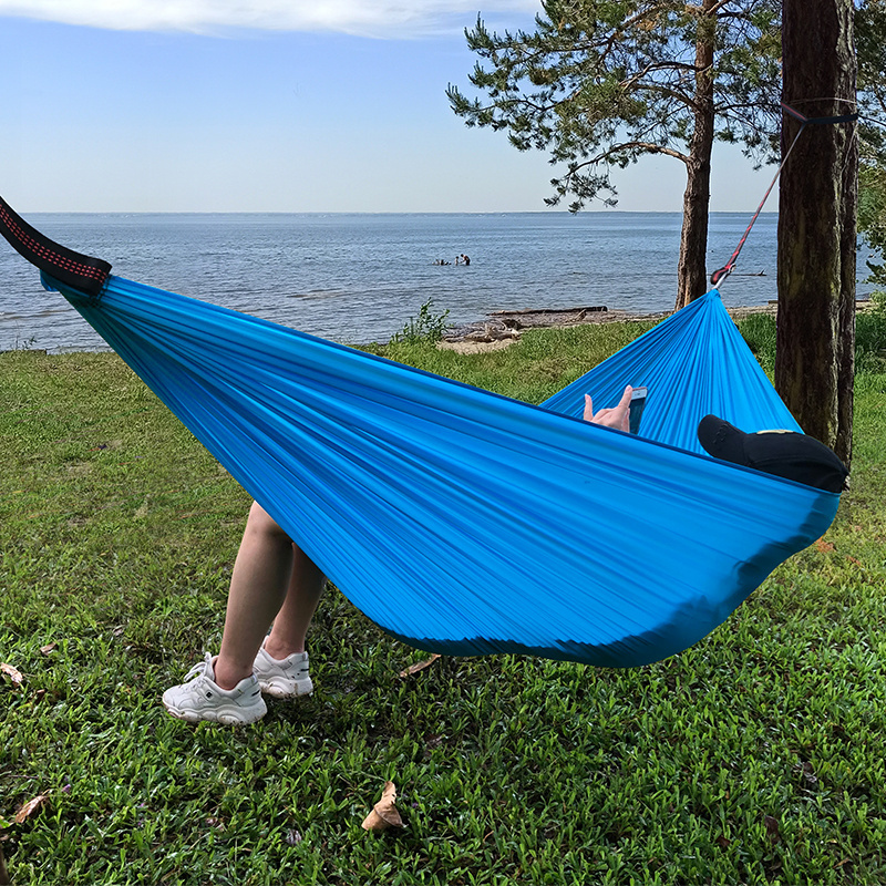 ultralight outdoor chair swing hammock high quality outdoors parachute mini portable hammocks