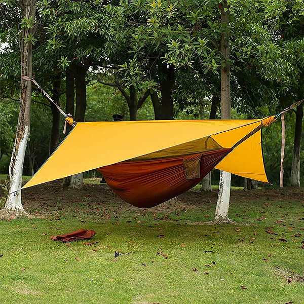 Traveling hammock waterproof camping mosquito net hammock outdoor with cover