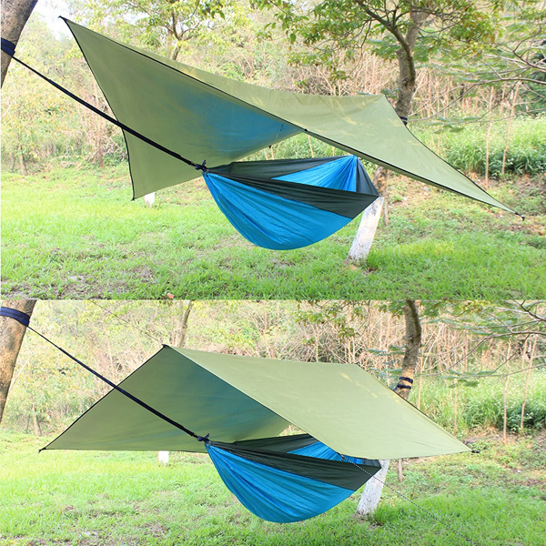 Traveling hammock waterproof camping mosquito net hammock outdoor with cover