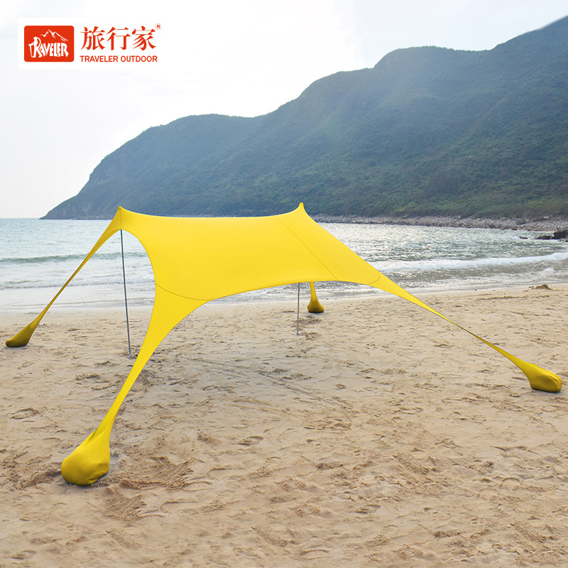 Large anti uv portable sun shade umbrella beach tent pop up shelter outdoor canopy beach shade tent