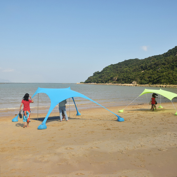 Large anti uv portable sun shade umbrella beach tent pop up shelter outdoor canopy beach shade tent