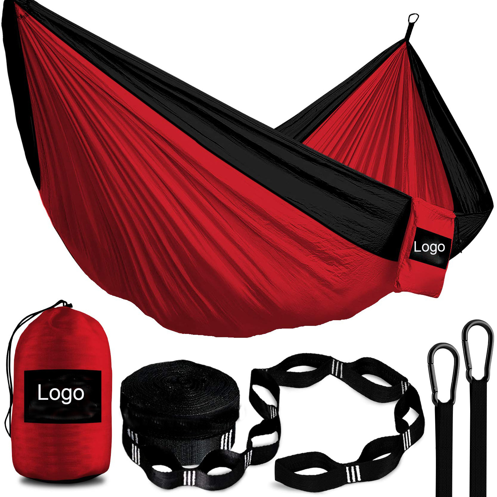 Custom Ultralight  Camping Hammock with tree Straps Portable Outdoor Hamacas swing 2 Person Hammock  haven tent Travel Hammocks