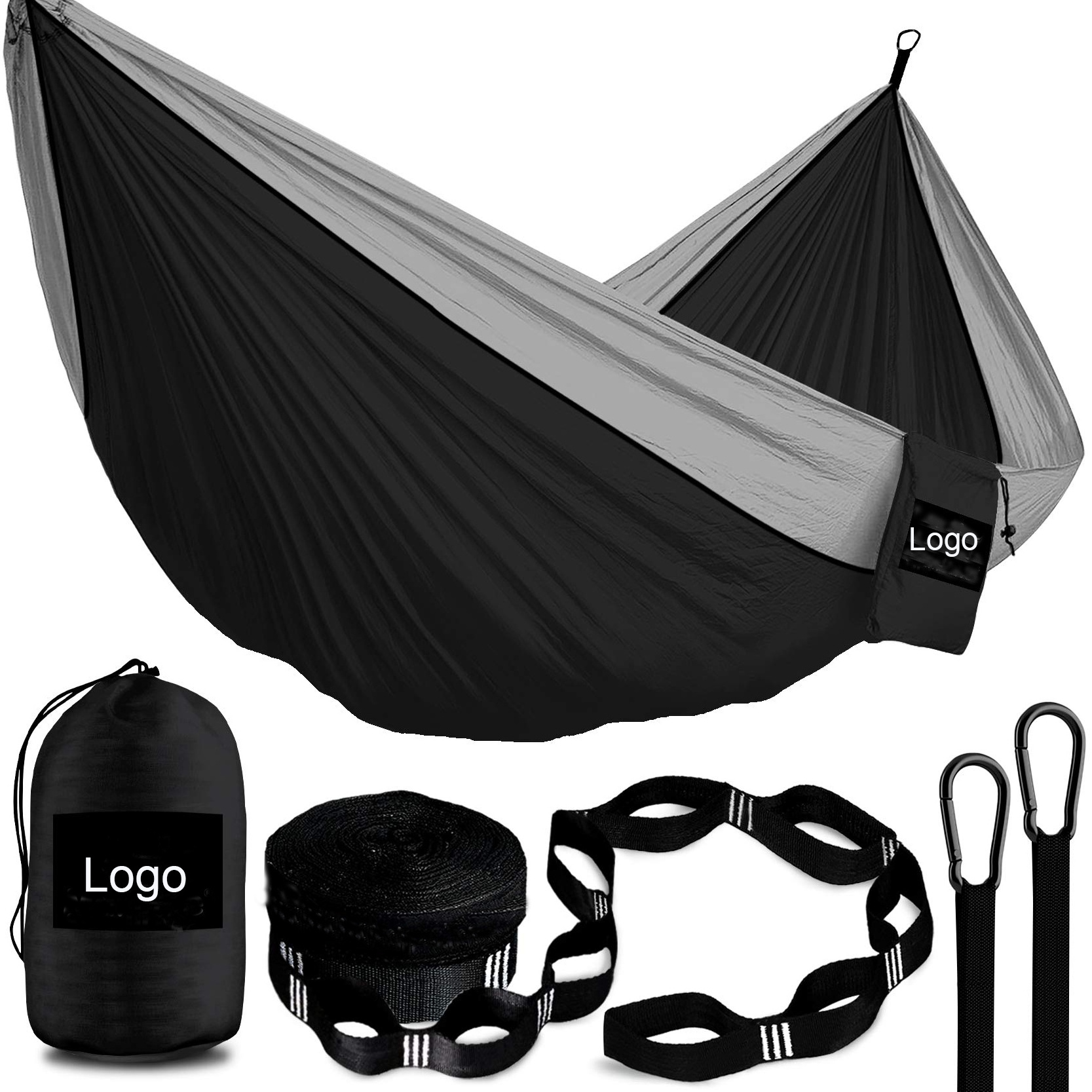 Custom Ultralight  Camping Hammock with tree Straps Portable Outdoor Hamacas swing 2 Person Hammock  haven tent Travel Hammocks