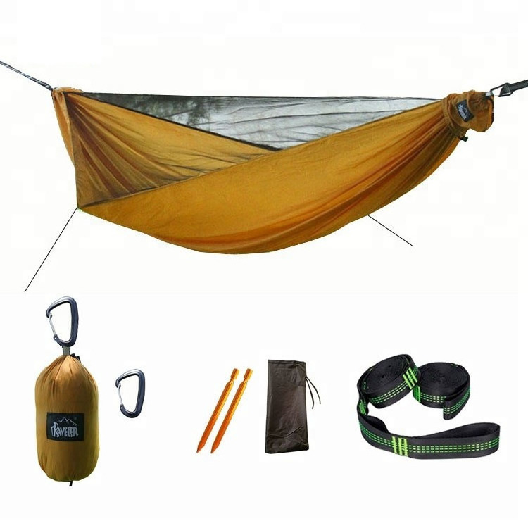 Mosquito Free Camping and Outdoor Hammocks Tent Lightweight Ripstop hammock with bug net