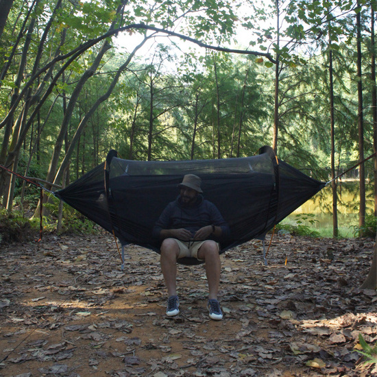 Wholesale Modern Design With Portable Hammock Stand Outdoor Sport Hammock Net Mesh Nylon Waterproof Hammocks