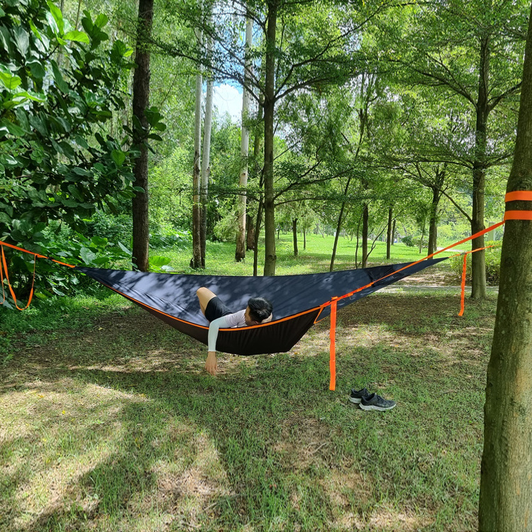 Leisure Bed Air Triangle Hammock Folding Portable Hammock  Swing Outdoor Camping 3 Point Hammocks