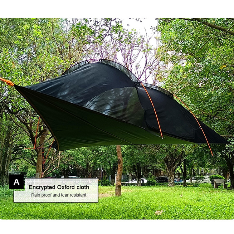 Camping Portable Hanging Bed Triangular Hammock Outdoor 3 Point Multi Purpose Tree Hammock Tent