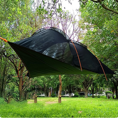 Camping Portable Hanging Bed Triangular Hammock Outdoor 3 Point Multi Purpose Tree Hammock Tent