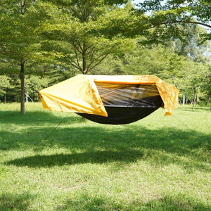 Sleeping Bag Camping Outdoor Hammock Tent Waterproof Hammock Folding Portable Mosquito Net Hammock With Space Saving Steel Stand